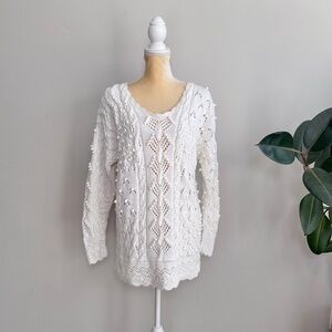 Vintage bubble knit sweater by Yarnworks